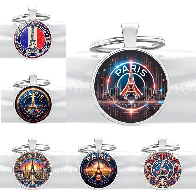 Men'S Accessories Paris - Paris Eiffel Tower Keychain, Durable Zinc
