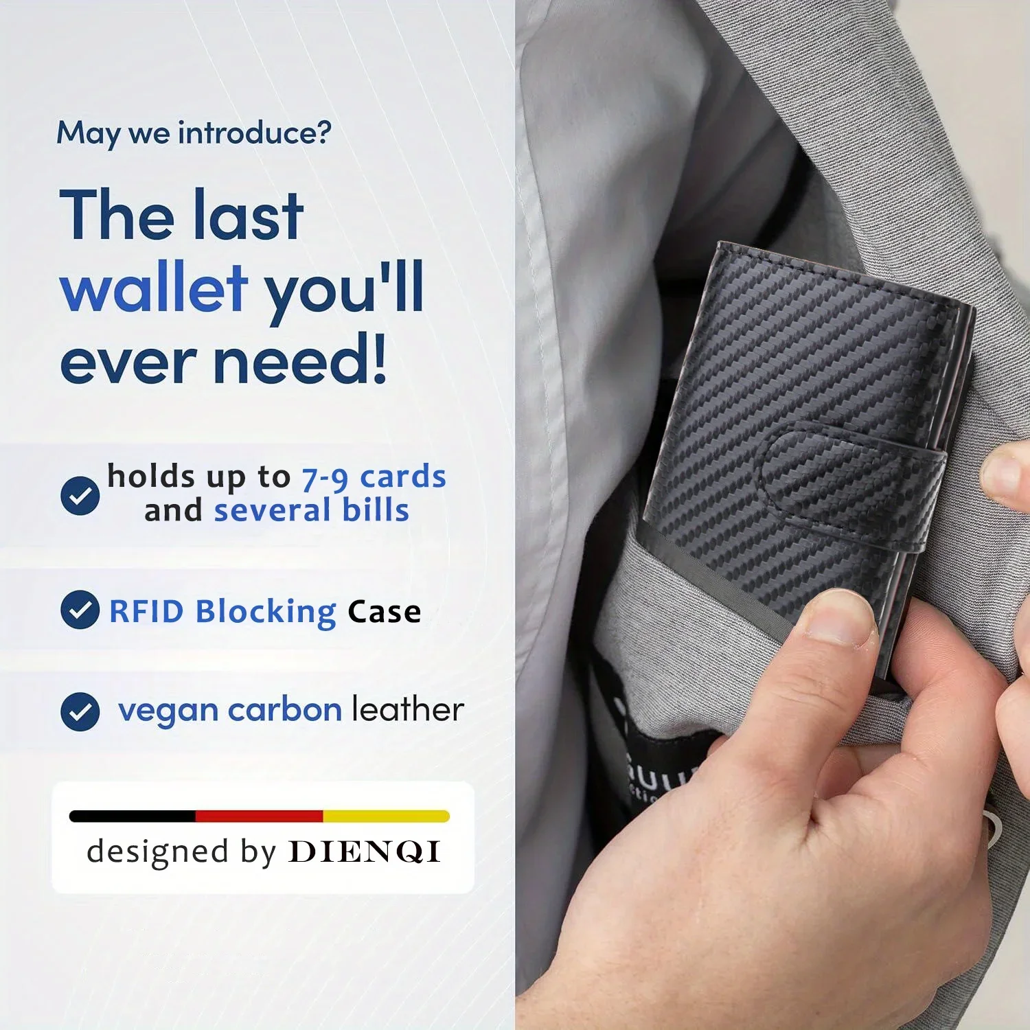 Engraving Wallets Minimalist W - đánh giá và giá Coin Holder Men