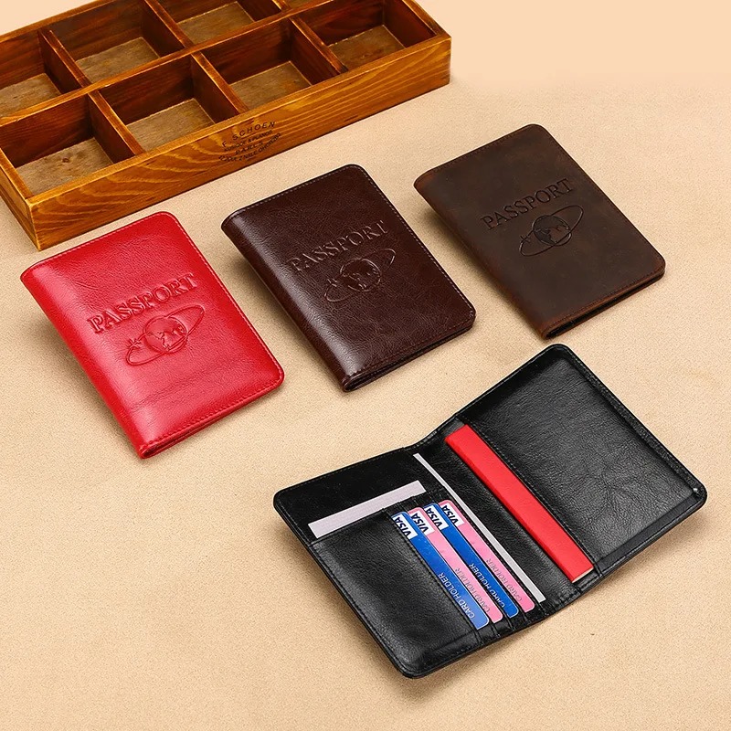Unisex Genuine Leather Passpor - đánh giá và giá Men'S Accessories Wallet