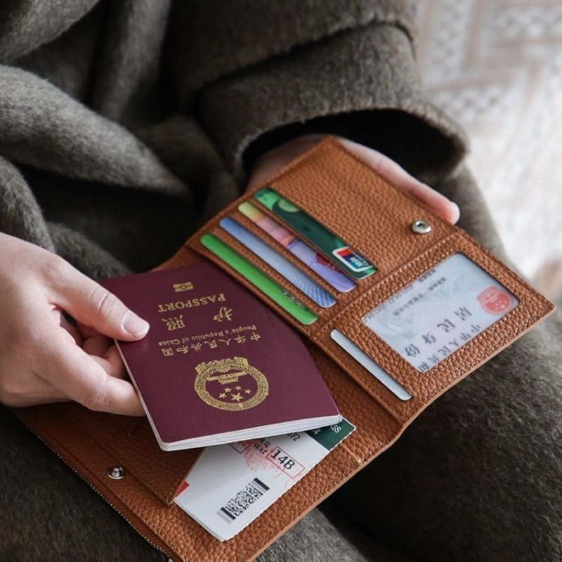 Leather Passport Holder Covers - đánh giá và giá Men'S Accessories Wallet