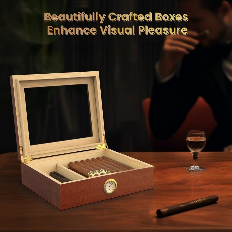 Cigar Humidor Box Cigar Case w - đánh giá và giá Men Accessories Gift Box