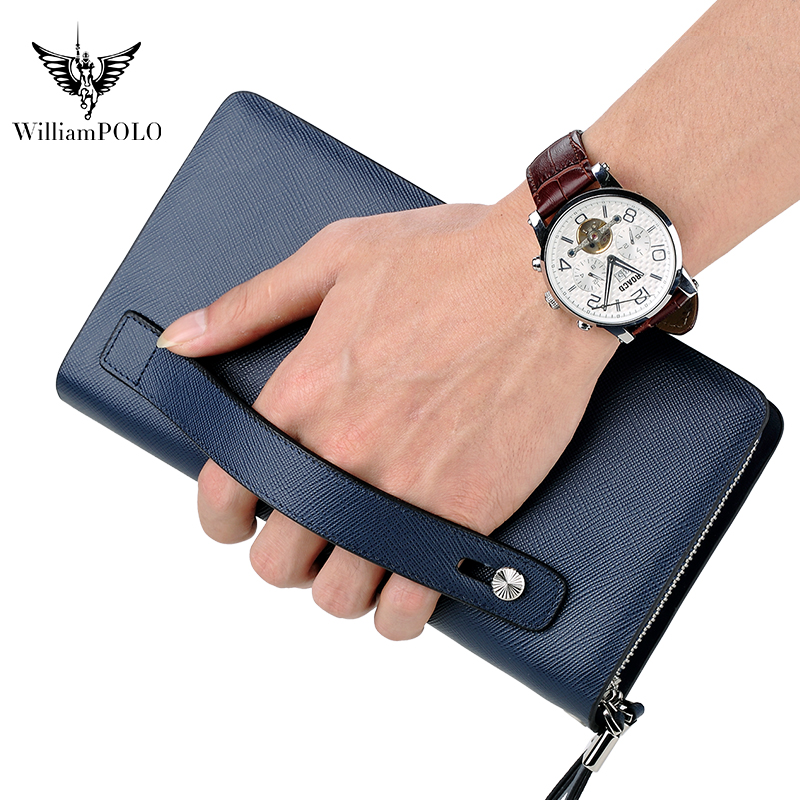 WILLIAMPOLO Luxury Men's Leath - đánh giá và giá Men'S Accessories Wallet