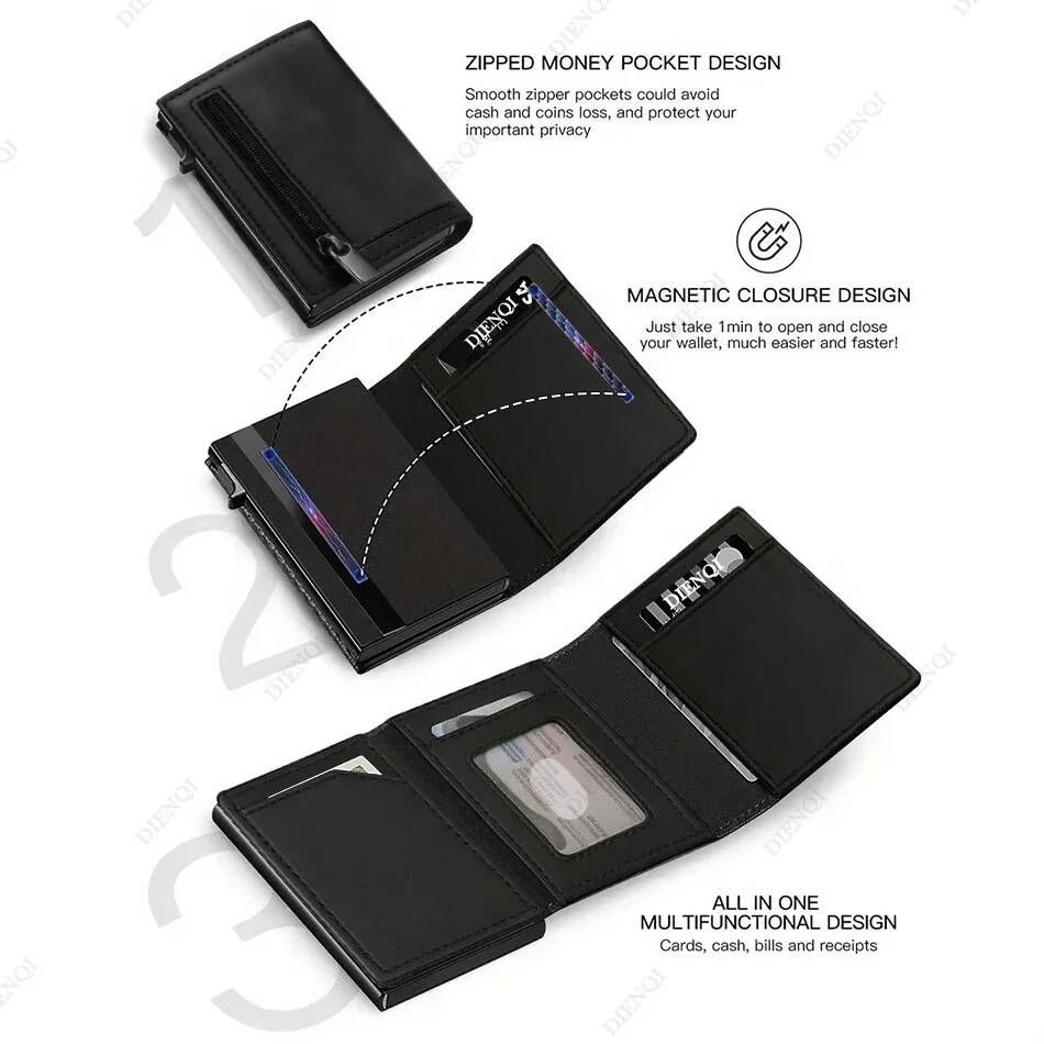 OUIO Rfid Credit Card Holder W - đánh giá và giá Coin Holder Men