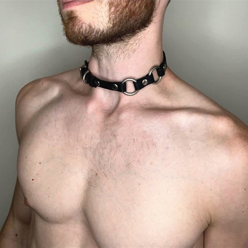 Stylish Synthetic Leather Chok - đánh giá và giá Men Accessories Neck Chain