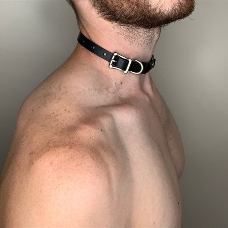 Stylish Synthetic Leather Chok - đánh giá và giá Men Accessories Neck Chain