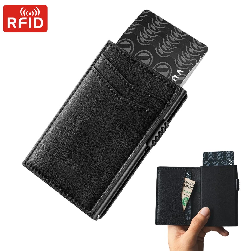Mens Minimalist Wallet Luxury  - đánh giá và giá Coin Holder Men