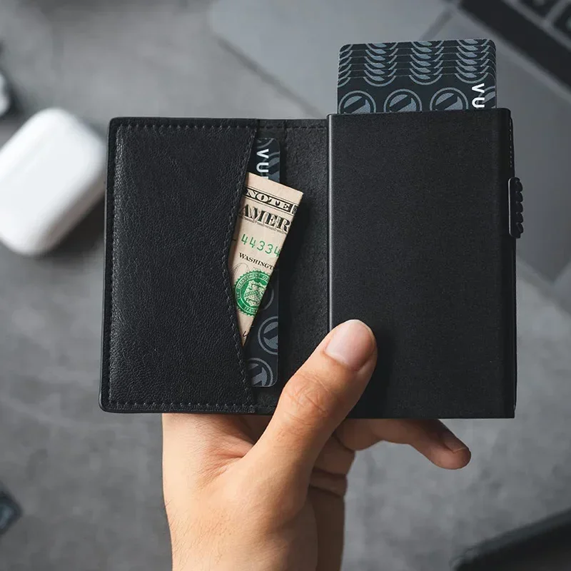 Mens Minimalist Wallet Luxury  - đánh giá và giá Coin Holder Men