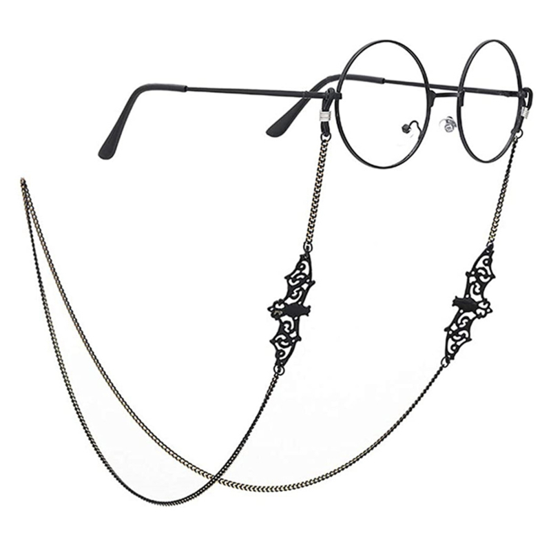 1-10PCS Gothic Bat Eyeglass Ch - đánh giá và giá Men Accessories Neck Chain