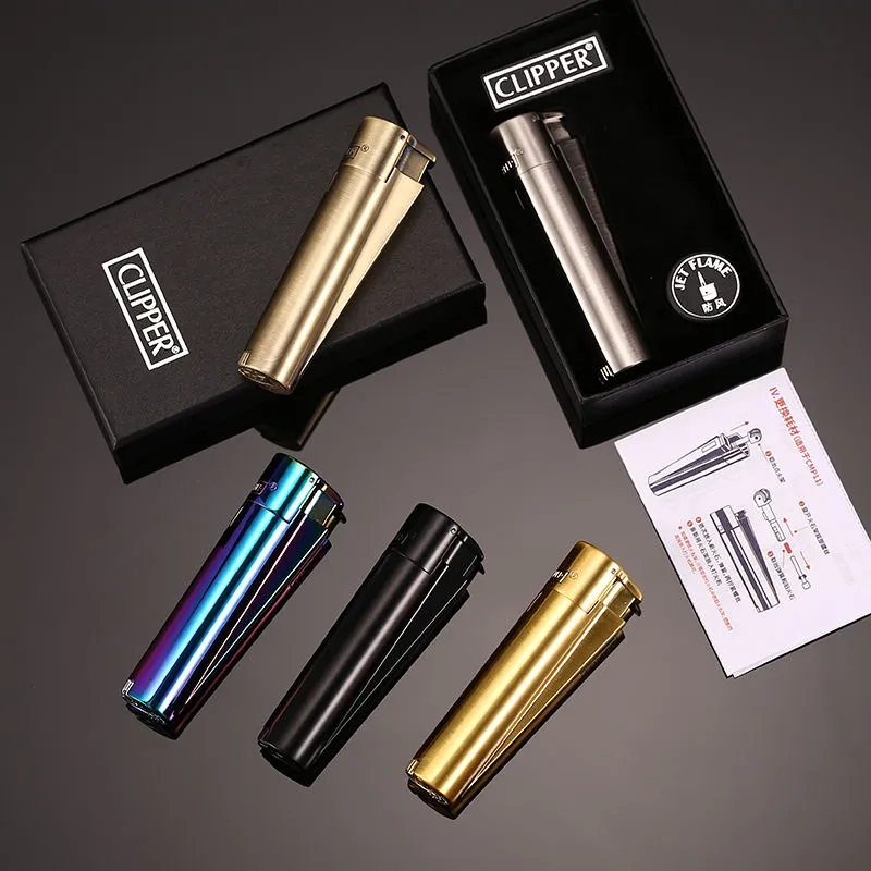 CLIPPER Metal Butane Gas Light - đánh giá và giá Men Accessories Gift Box