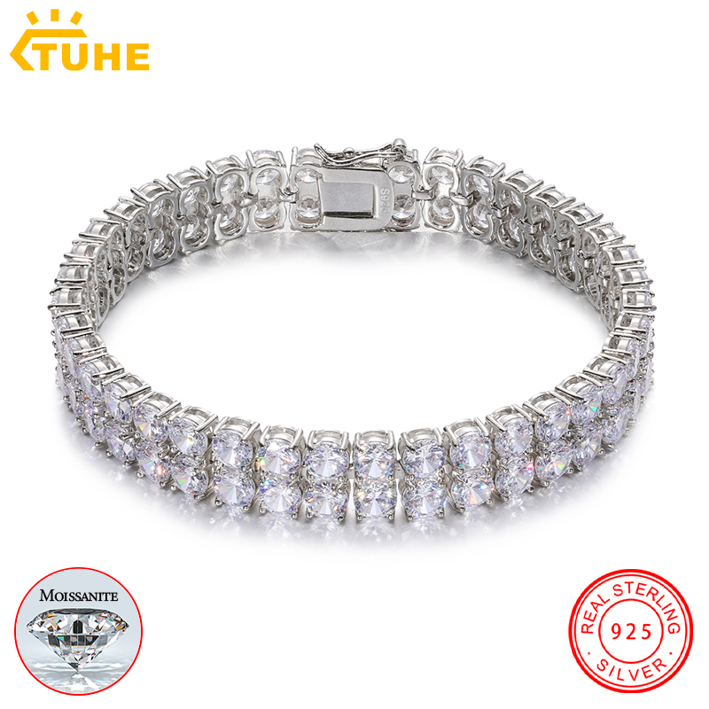 TUHE Unisex iced out Moissanit - đánh giá và giá Men Accessories Gift Box