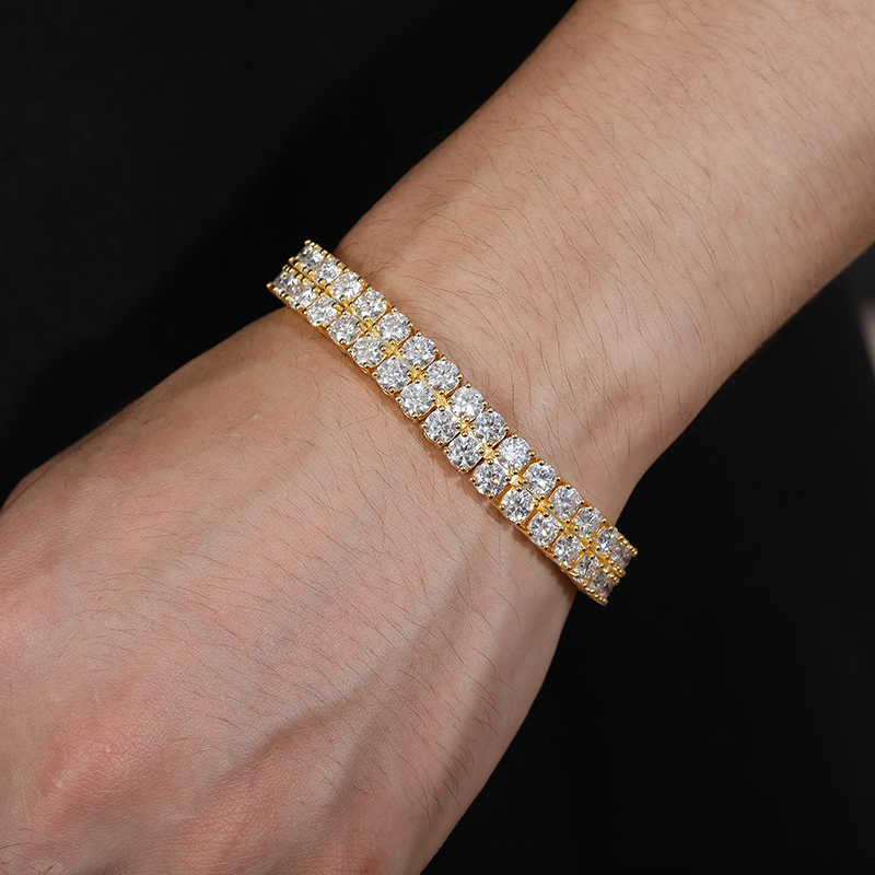 TUHE Unisex iced out Moissanit - đánh giá và giá Men Accessories Gift Box