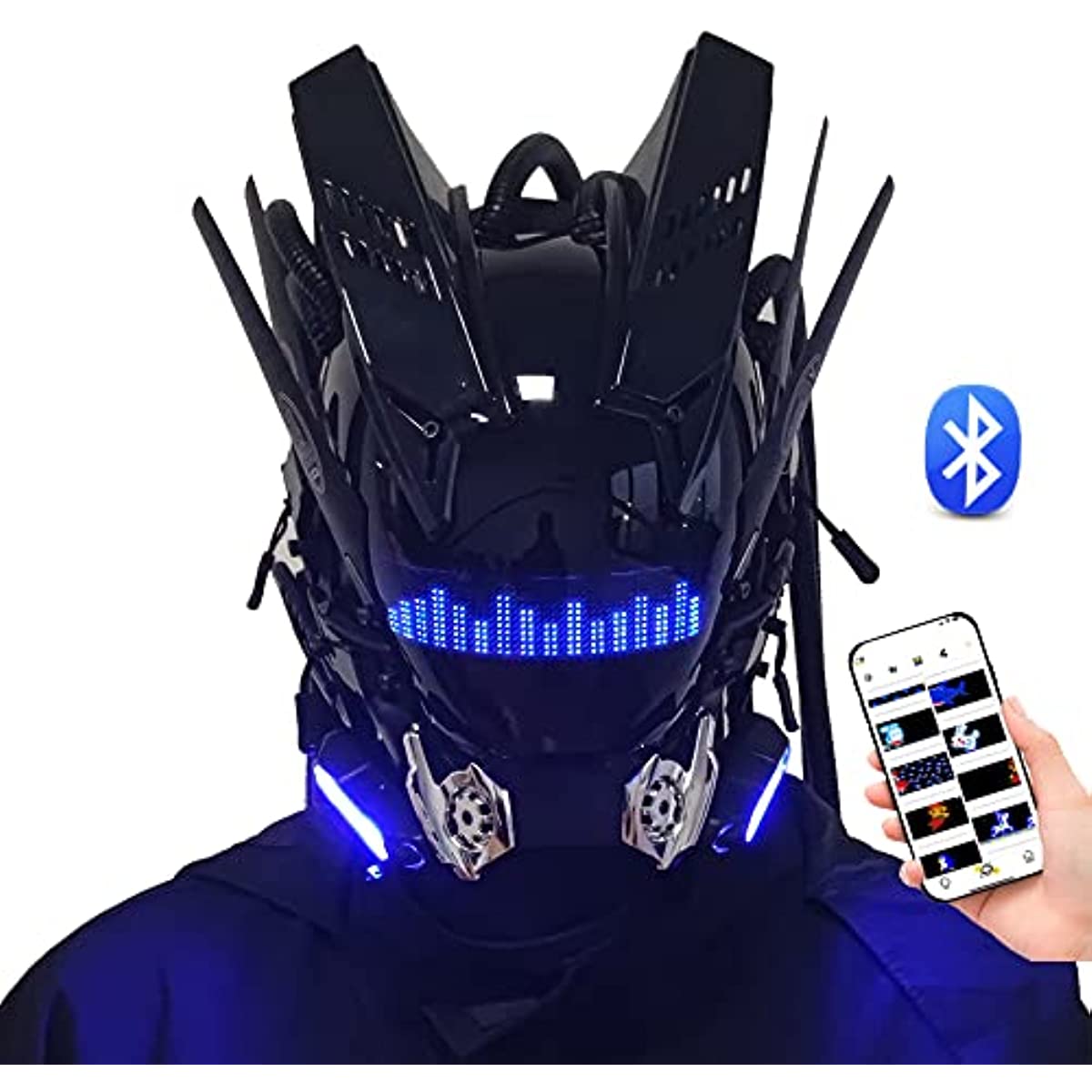 Cyberpunk Mask Cosplay for Men - đánh giá và giá Men Accessories App