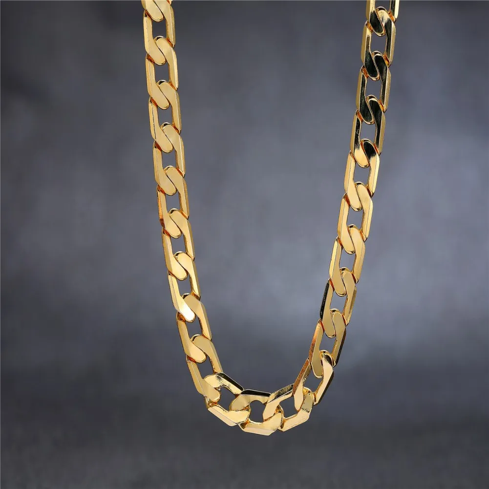Hot luxury 18K gold Lucky 8MM  - đánh giá và giá Men'S Accessories Affordable