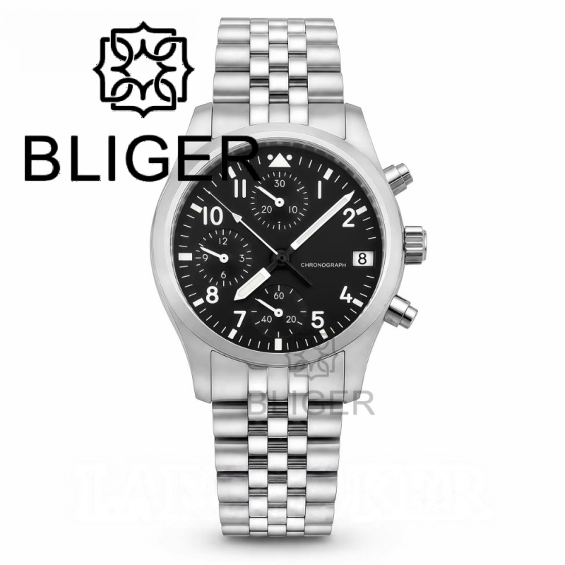 BLIGER Full Black Brushed 38mm - đánh giá và giá Young Men'S Accessories