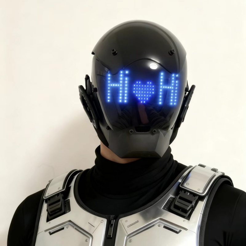 Punk Mask Cosplay for Men,Blue - đánh giá và giá Men Accessories App