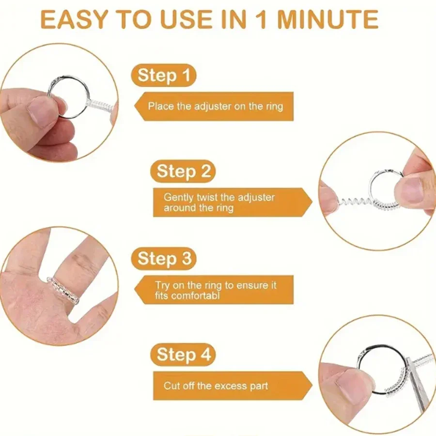 4/8pcs-Ring Size Adjuster-Invi - đánh giá và giá Young Men'S Accessories