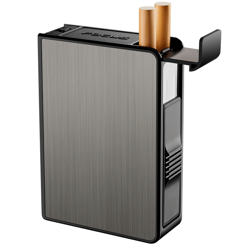 Automatic Cigarette Case Porta - đánh giá và giá Men Accessories Gift Box