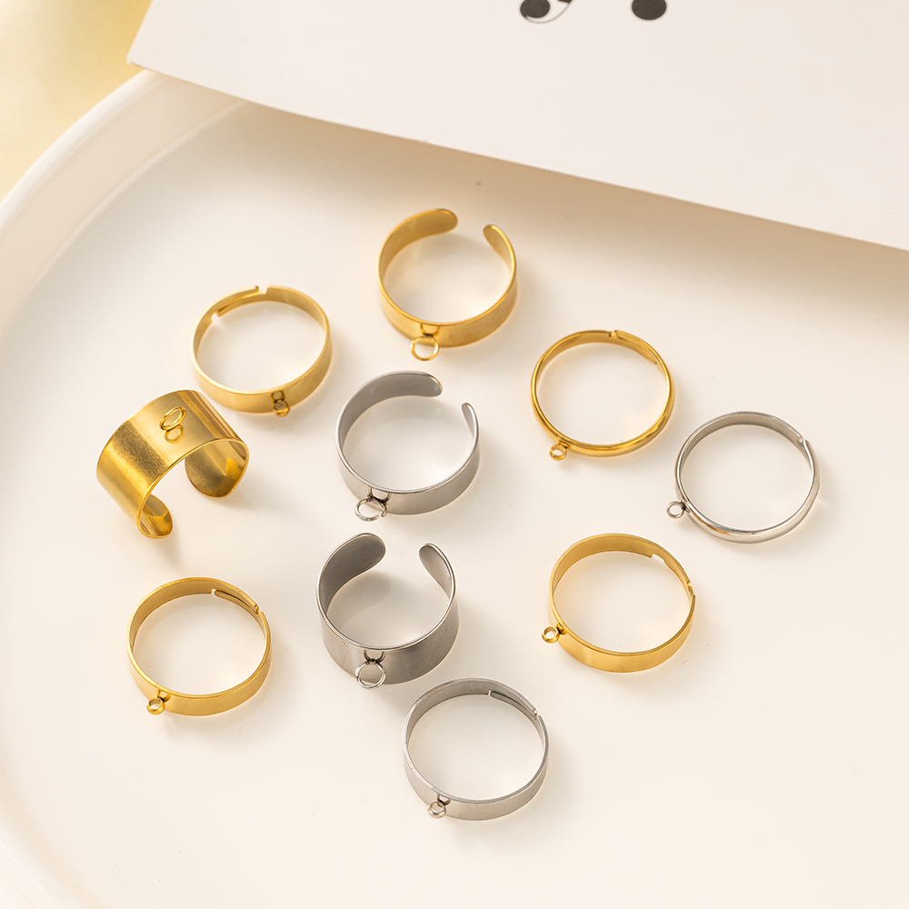 5pcs/Lot Stainless Steel Gold  - đánh giá và giá Young Men'S Accessories
