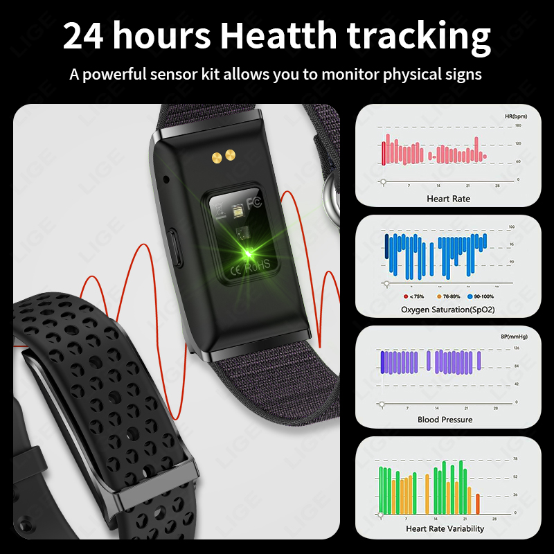 LIGE 100+ Sport Fitness Tracke - đánh giá và giá Young Men'S Accessories