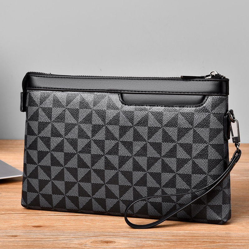 Men Wallet Clutch Bag Leather  - đánh giá và giá Coin Holder Men