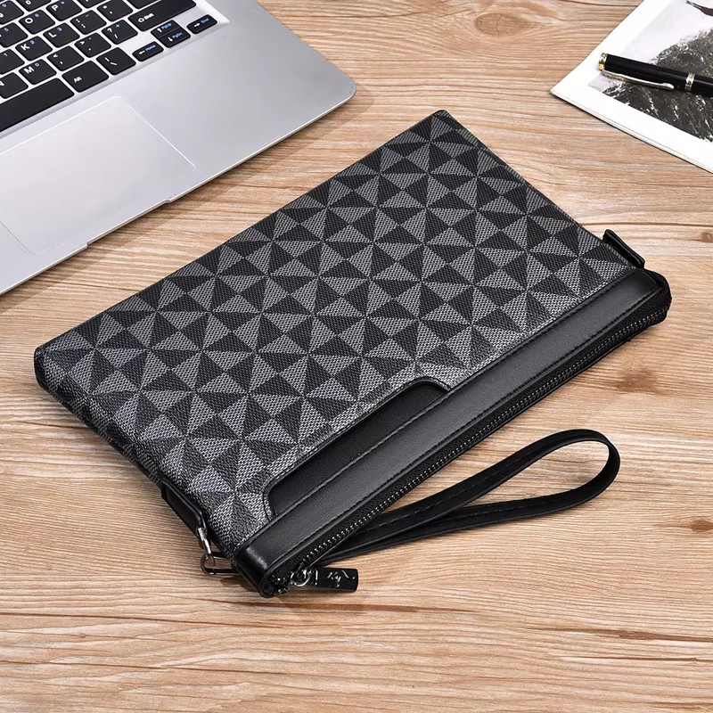 Men Wallet Clutch Bag Leather  - đánh giá và giá Coin Holder Men