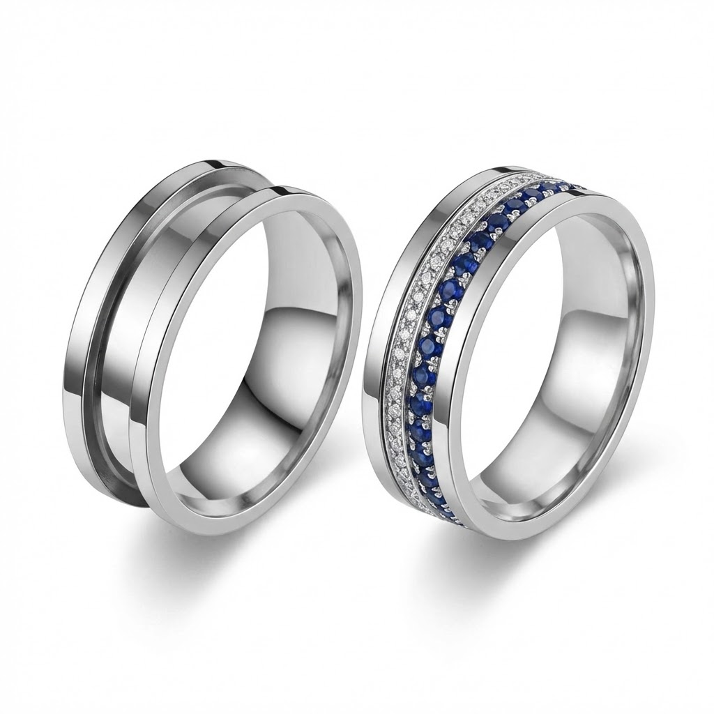 5pcs 7/8/9/10/11/12 Ring Core  - đánh giá và giá Young Men'S Accessories